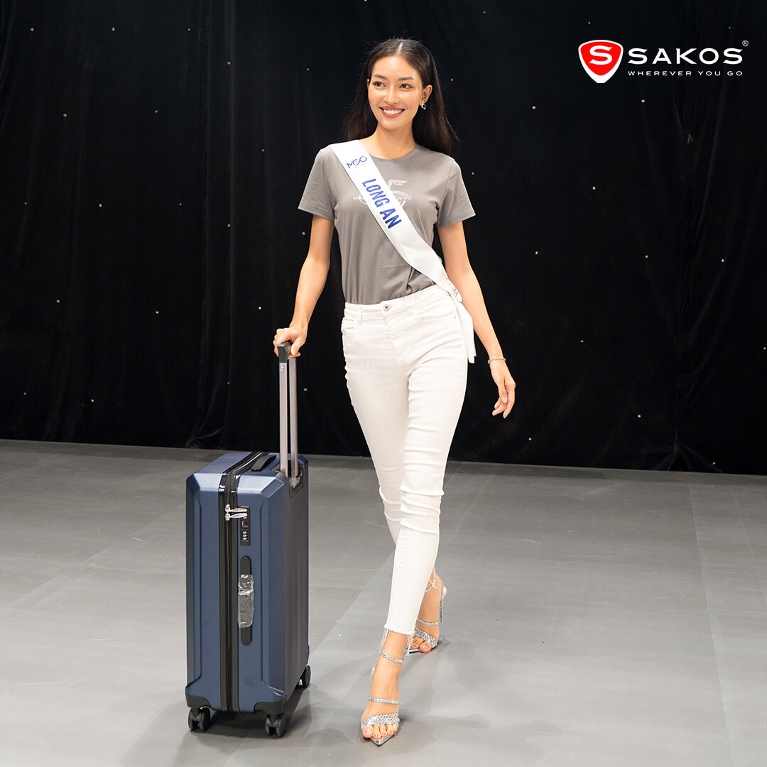 Vali kéo nhựa Size Ký Gửi 20 inch Sakos Vertica