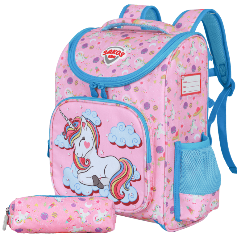 Balo Chống Gù Học Sinh Thời Trang SAKOS SMARTY - Họa Tiết Dễ Thương, Siêu Nhẹ - BH Dài Hạn