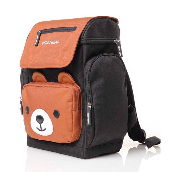 Balo Chống Gù BEDDYBEAR Cho Bé Tiểu Học Thỏ Pipi Màu Nâu BJX-XS-001-NAU