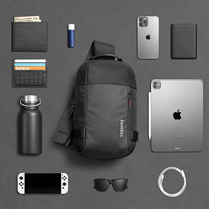 Túi Đeo Chéo Đa Năng TOMTOC Croxbody EDC Sling Bag 11 inch Black A54-A1D1 / Khaki A54-A1K1