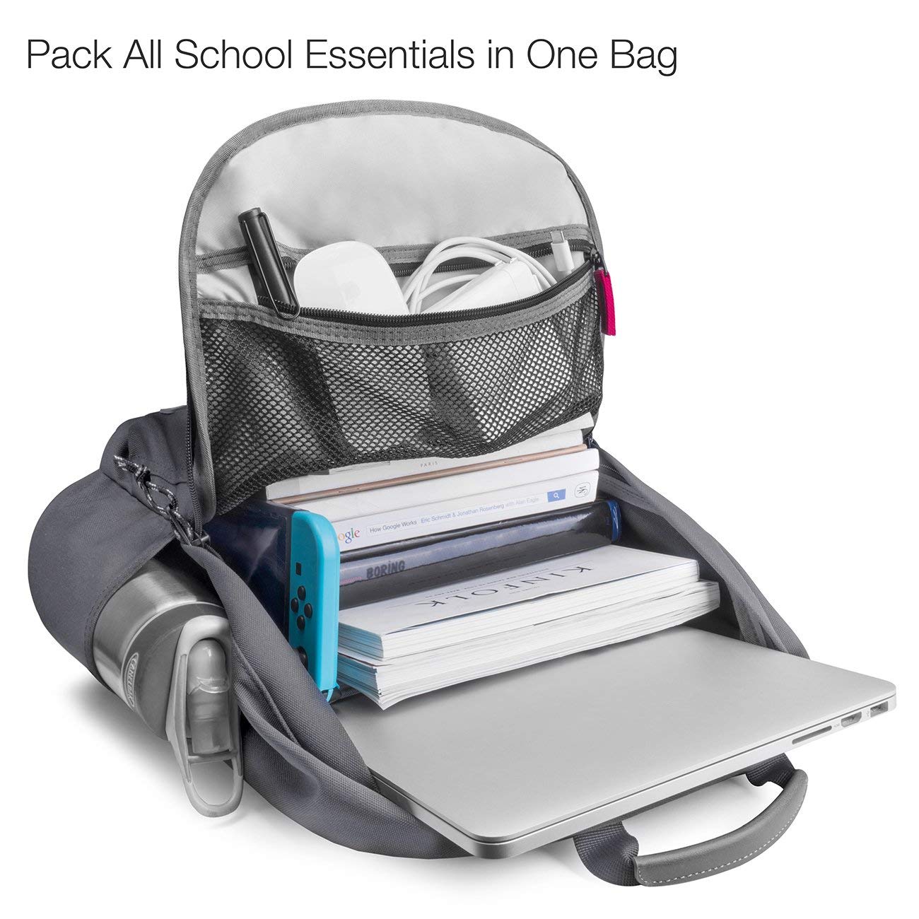 Balo TOMTOC (USA) Unisex travel laptop 13″14″ GRAY A71-E01G01 - BH Cao Cấp