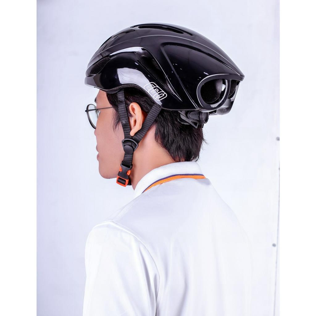 Mũ bảo hiểm 1/2 đầu xe đạp EGO EB-15 siêu nhẹ, tăng chỉnh size linh hoạt - MBH nửa đầu thể thao thoáng khí