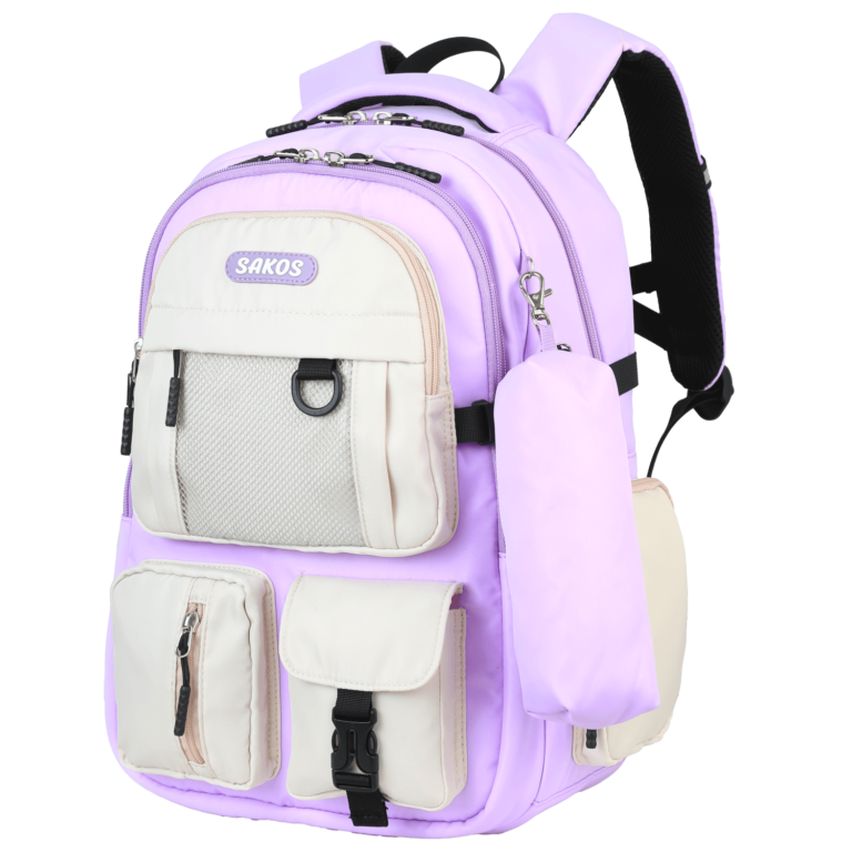 Balo Học Sinh Thời Trang SAKOS STORMY - Thiết Kế Đơn Giản, Siêu Nhẹ - BH Dài Hạn