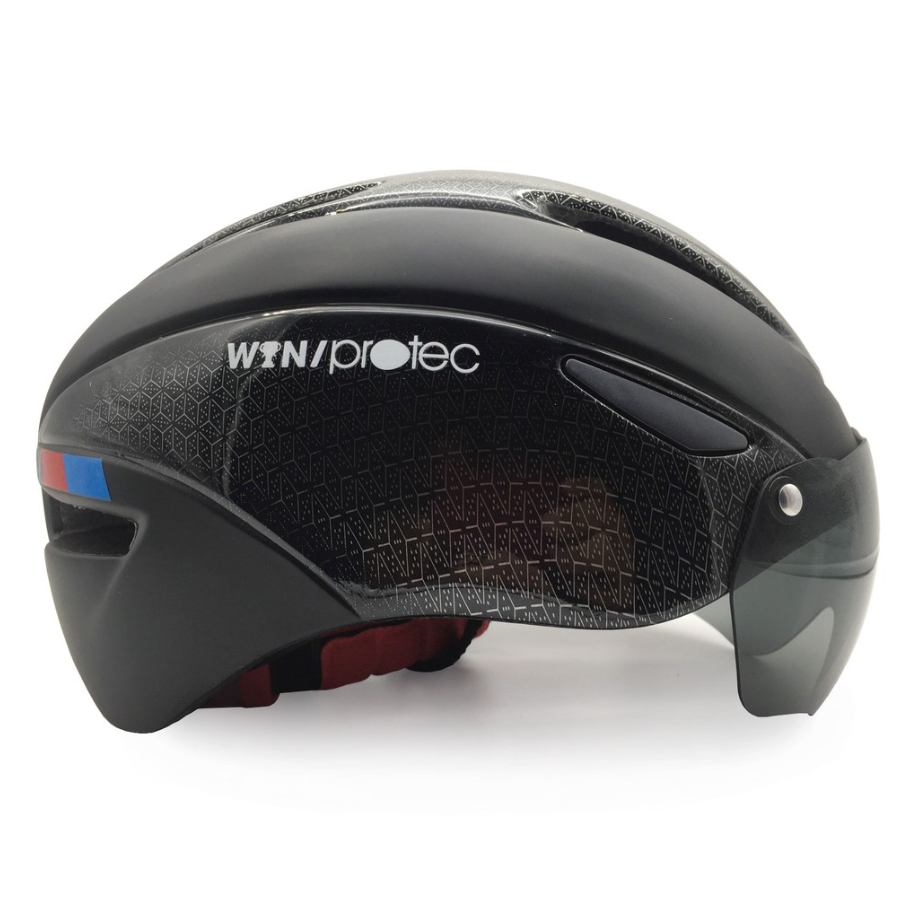 Nón Bảo Hiểm Xe Đạp Có Kính Thể Thao PROTEC WIN 001