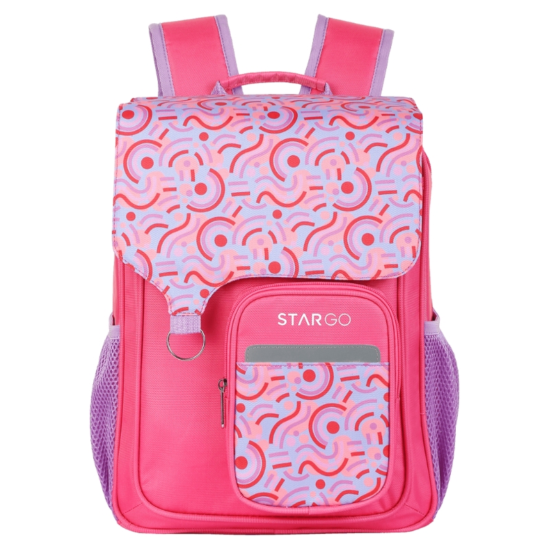 Balo học sinh STARGO Brili cho bé tiểu học lớp 3 4 5 - Nhẹ, chống gù, đai trợ lực, đứng form, đồ họa tươi sáng
