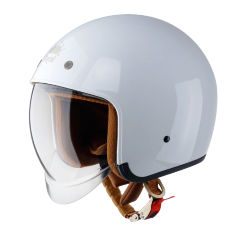 Mũ bảo hiểm 3/4 đầu kính âm ROYAL M139 trơn - MBH giấu kính unisex chuẩn an toàn, chịu va đập mạnh