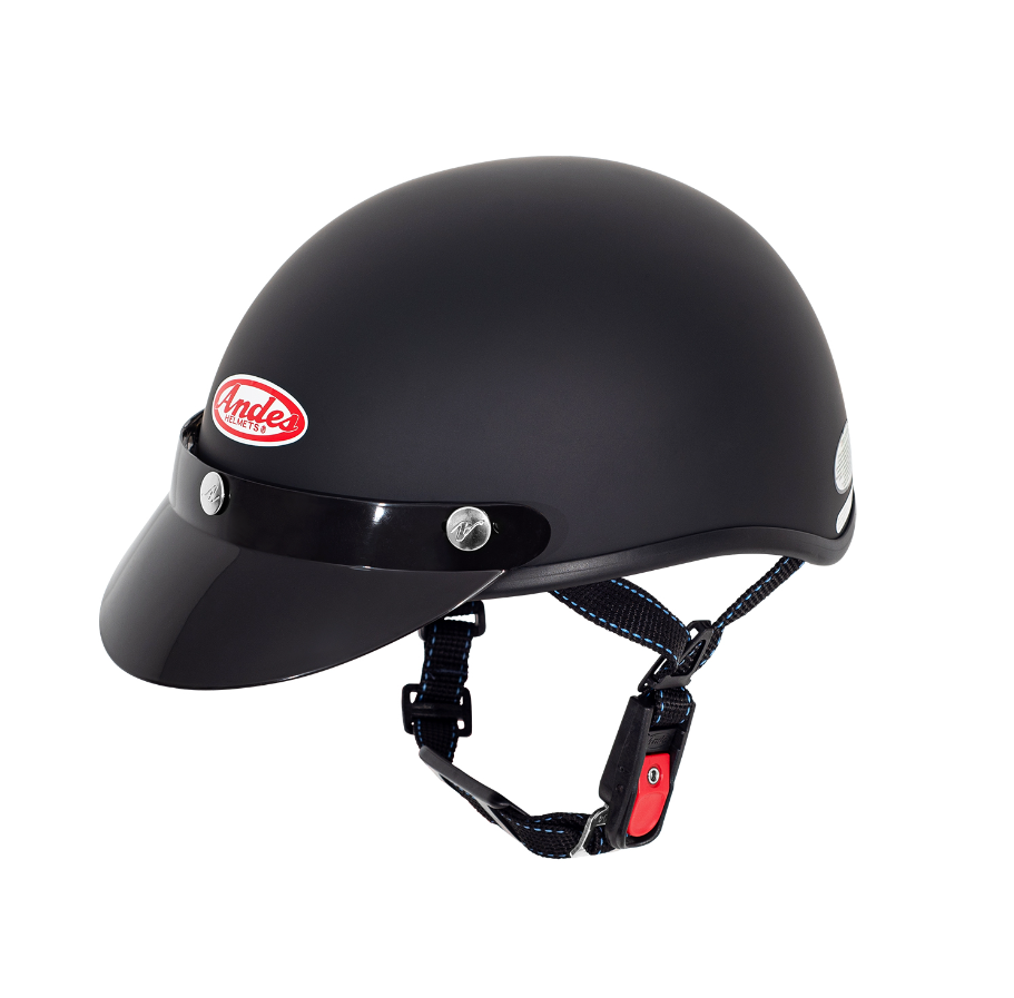 Mũ Bảo Hiểm Nửa Đầu ANDES 3SHALY-Nhám