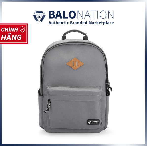 Balo TOMTOC (USA) Unisex travel laptop 13″14″ GRAY A71-E01G01 - BH Cao Cấp