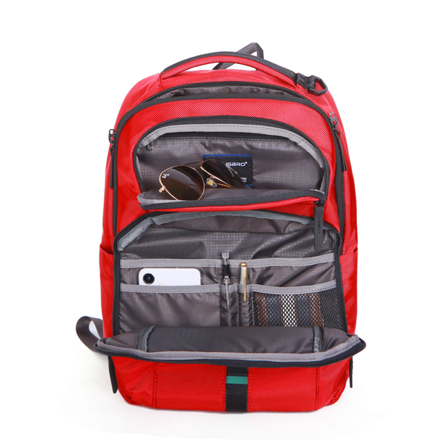 Balo laptop 14 inch LUGBRO City Max - Có sạc USB, Công nghệ RFID Block chống trộm