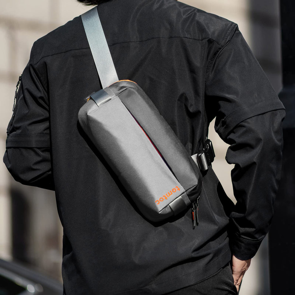 Túi Đeo Chéo TOMTOC Lightweight Codura Sling Bag T21S1G1 Gray