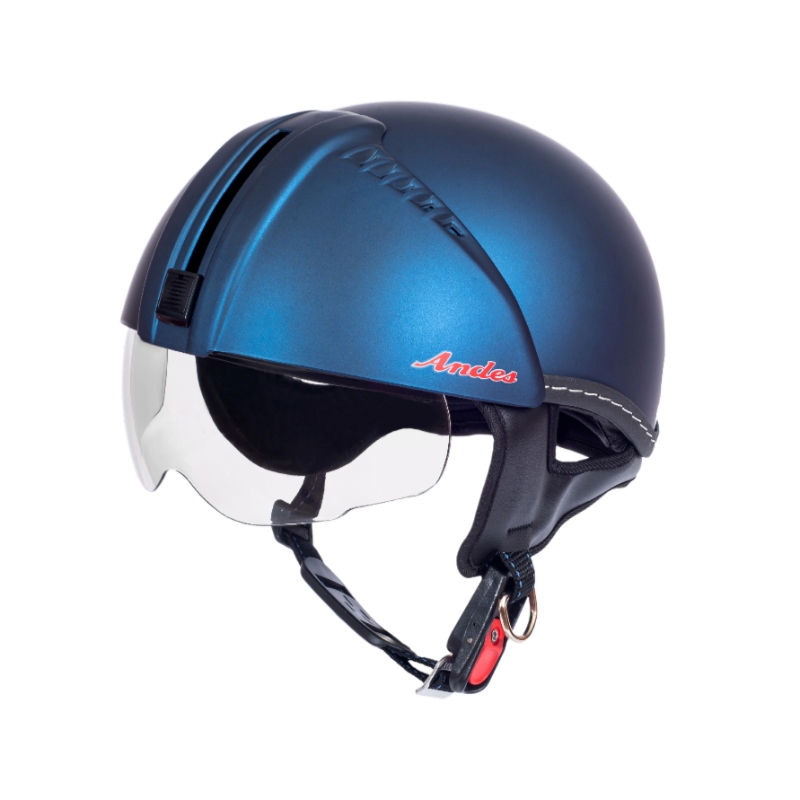 Mũ bảo hiểm 1/2 đầu kính âm ANDES 3S181 - MBH nửa đầu giấu kính chuẩn an toàn, chịu va đập