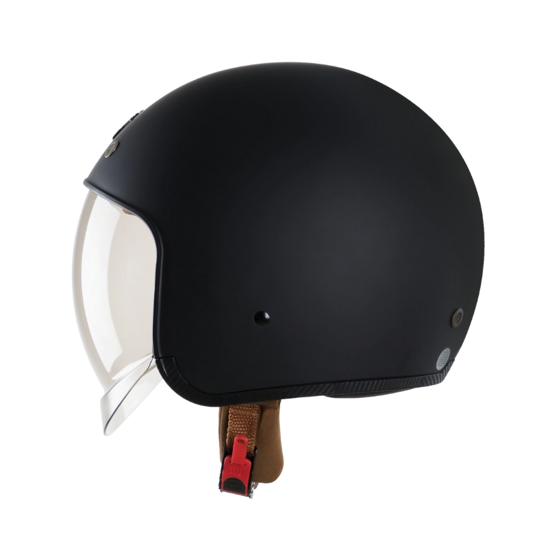 Mũ bảo hiểm 3/4 đầu kính âm ROYAL M139 trơn - MBH giấu kính unisex chuẩn an toàn, chịu va đập mạnh