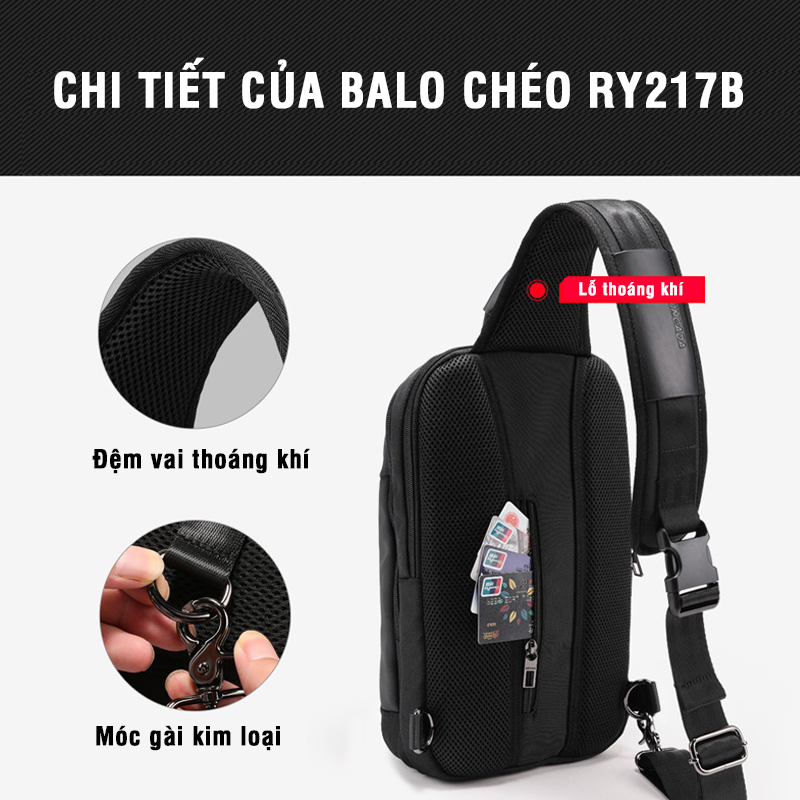 Túi Đeo Chéo Chống Nước REEYEE RY217B