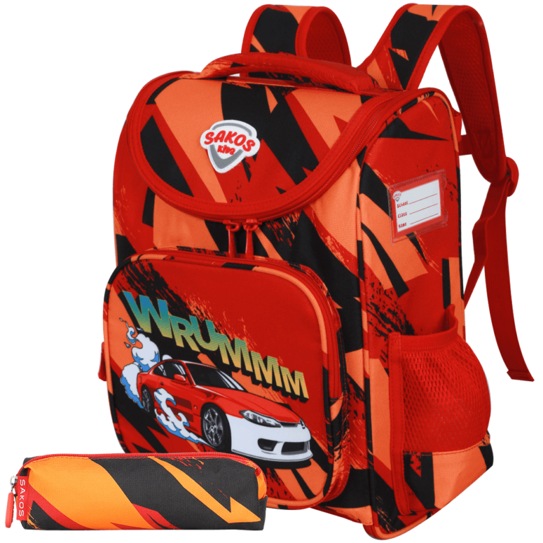 Balo Chống Gù Học Sinh Thời Trang SAKOS SMARTY - Họa Tiết Dễ Thương, Siêu Nhẹ - BH Dài Hạn