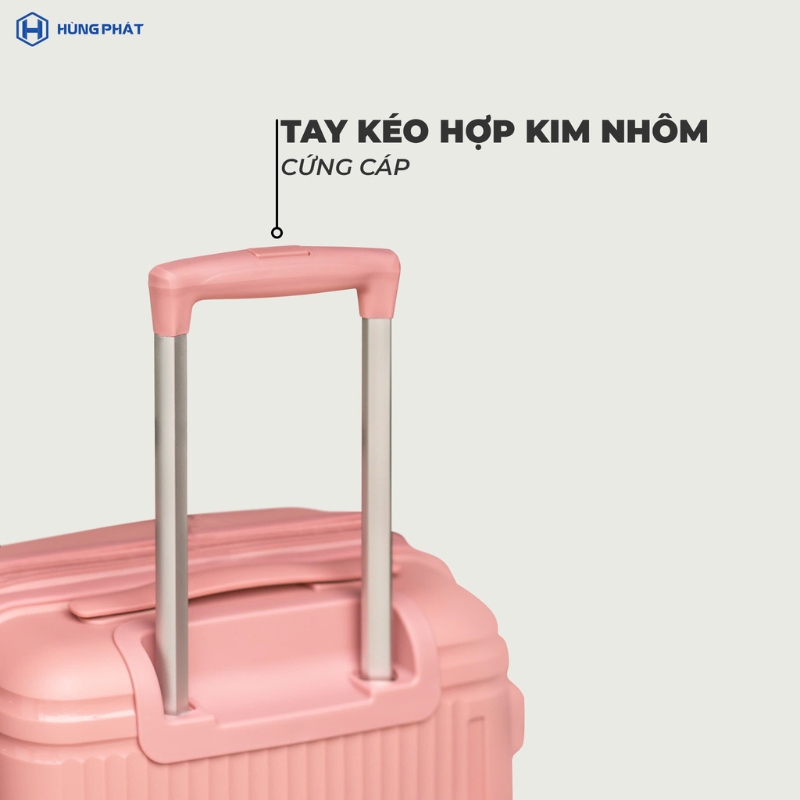 Vali kéo nhựa TRAVELKING 8802 size ký gửi 27 inch - Khóa chống rạch, nới rộng 25%, khóa số TSA, chống vỡ