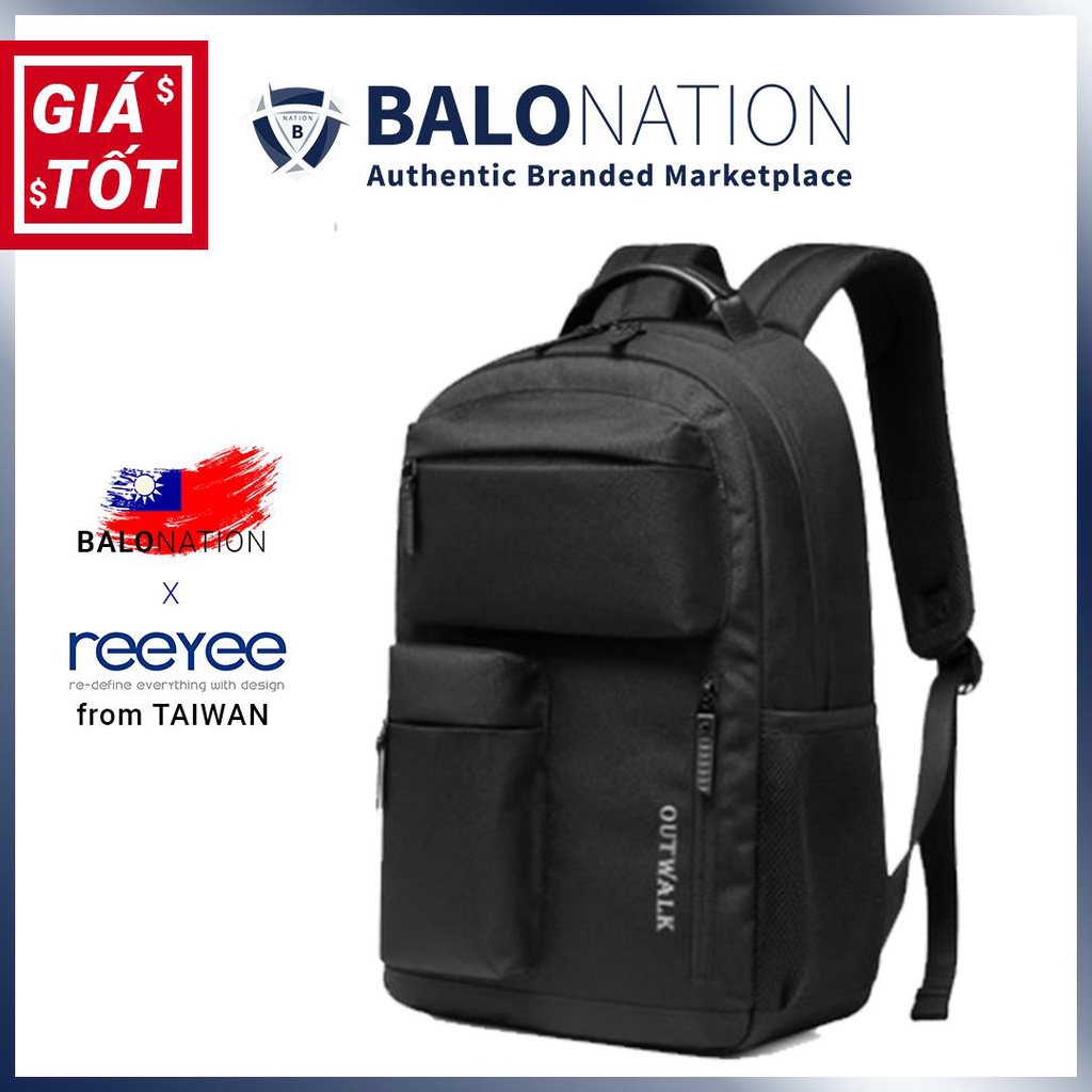 Balo Laptop 15.6 inch Chống Nước, Thoáng Khí REEYEE 1029 (RY105)