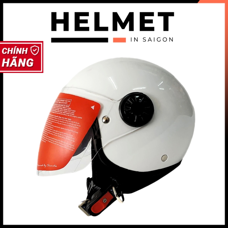 Mũ bảo hiểm 3/4 đầu SUNDA 228 có kính - MBH hiện đại, kính chắn nhiều nấc, chuẩn an toàn, chịu va đập mạnh