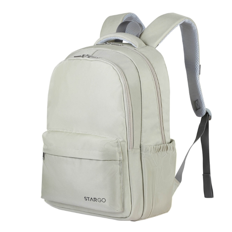 Balo laptop 15.6 inch STARGO Famil chất vải trượt nước, bền màu, siêu nhẹ, quai đeo thoáng khí
