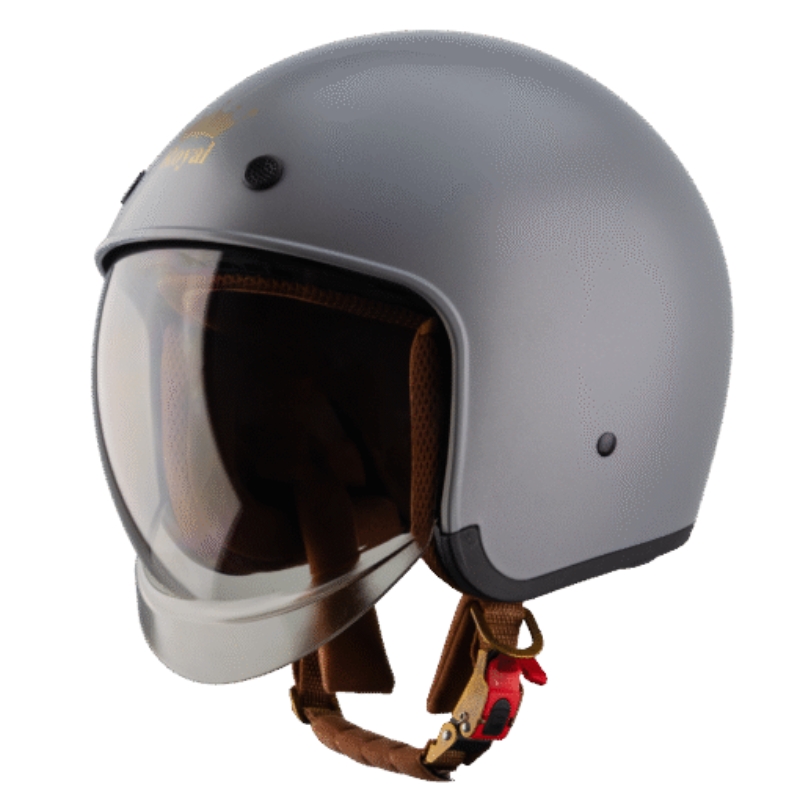 Mũ bảo hiểm 3/4 đầu kính âm ROYAL M139 trơn - MBH giấu kính unisex chuẩn an toàn, chịu va đập mạnh