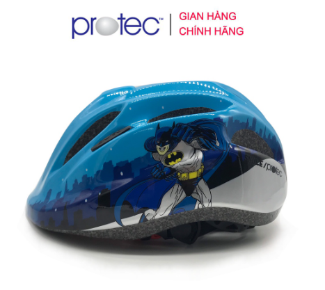 Mũ Bảo Hiểm Xe Đạp Trẻ Em PROTEC SMILE, Cho Bé Trai Từ 1-12 Tuổi, Họa Tiết Mạnh Mẽ Năng Động