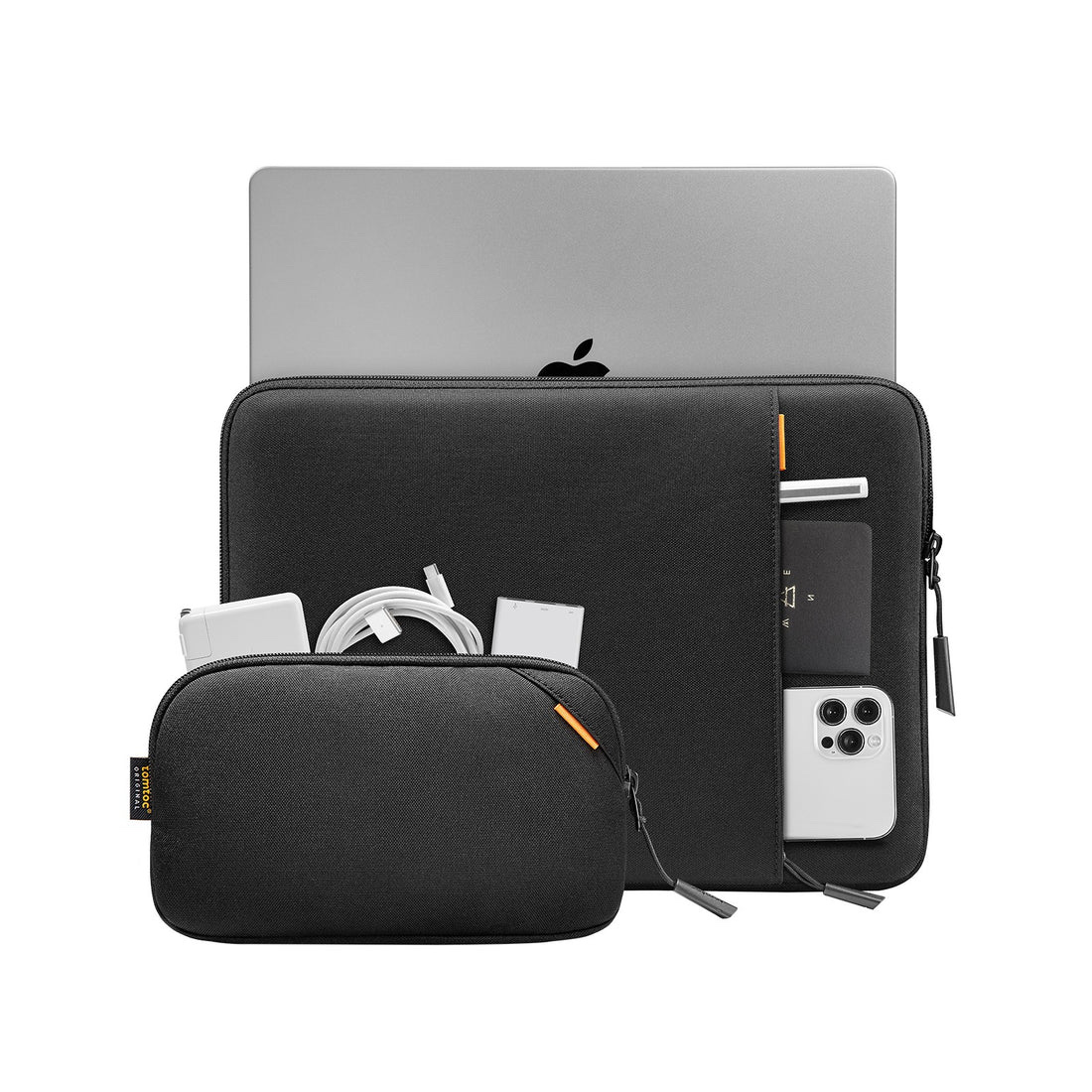 Túi Chống Sốc Laptop TOMTOC A13-C12 Sleeve Kit Macbook 13 inch 360 Protective Kèm Túi Phụ Kiện