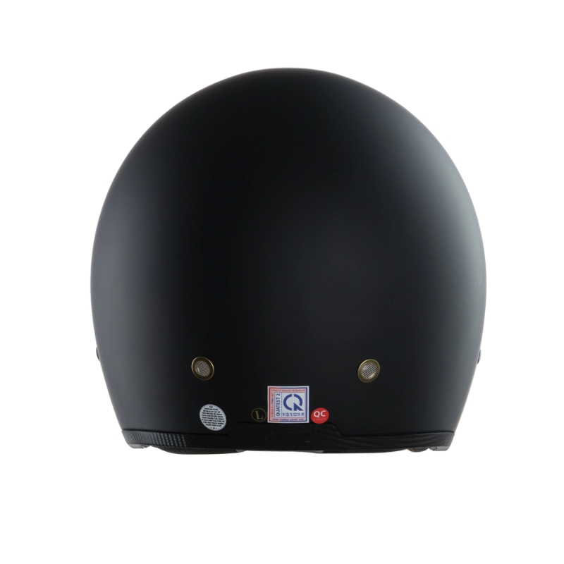 Mũ bảo hiểm 3/4 đầu kính âm ROYAL M139 trơn - MBH giấu kính unisex chuẩn an toàn, chịu va đập mạnh