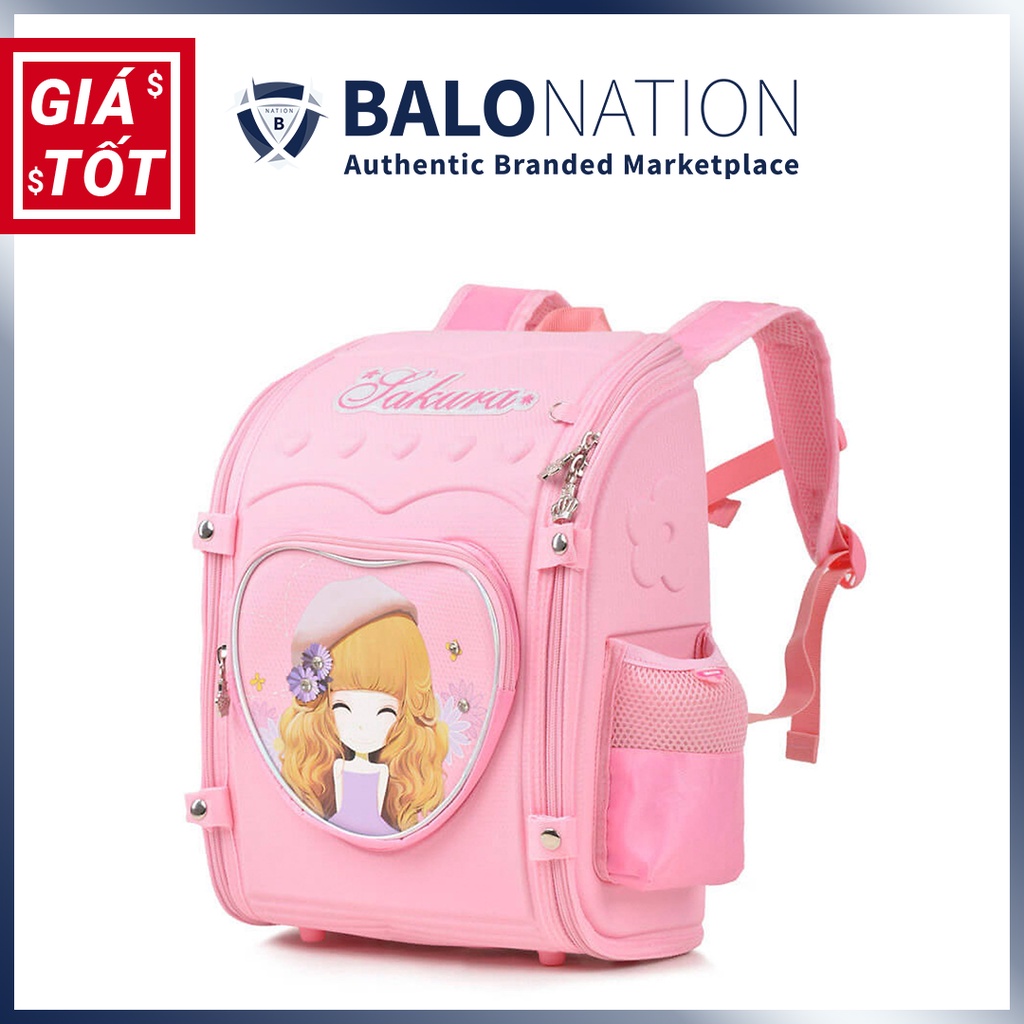 Balo Chống Gù Dành Cho Bé Gái Cấp 1 MR VUI 849