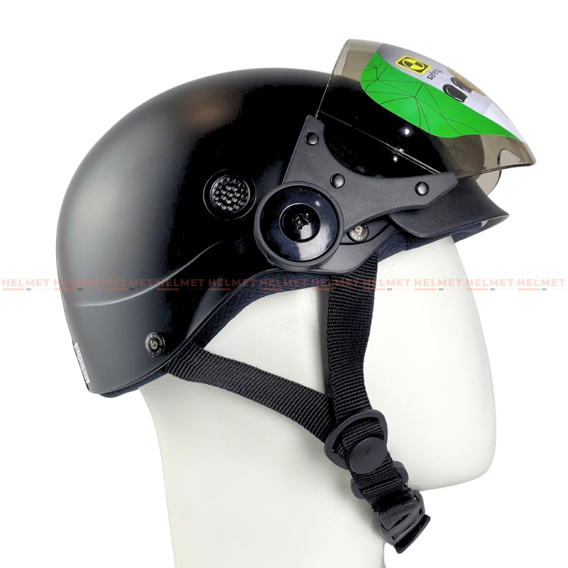 Mũ bảo hiểm 1/2 đầu có kính SOVAX S01K - MBH nửa đầu kính ngoài an toàn, gọn nhẹ, nhiều màu, che nắng gió