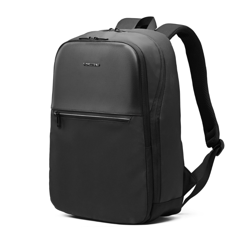 Balo phối da laptop 15.6 inch KINGBAG Robin - Siêu nhẹ, thể tích 20L, đai gài vali, trượt nước, thanh lịch