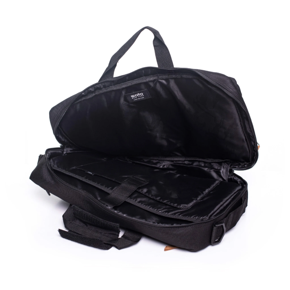 Balo / Túi Xách Laptop SOLO Downtown Duane Black Tan 15.6 inch