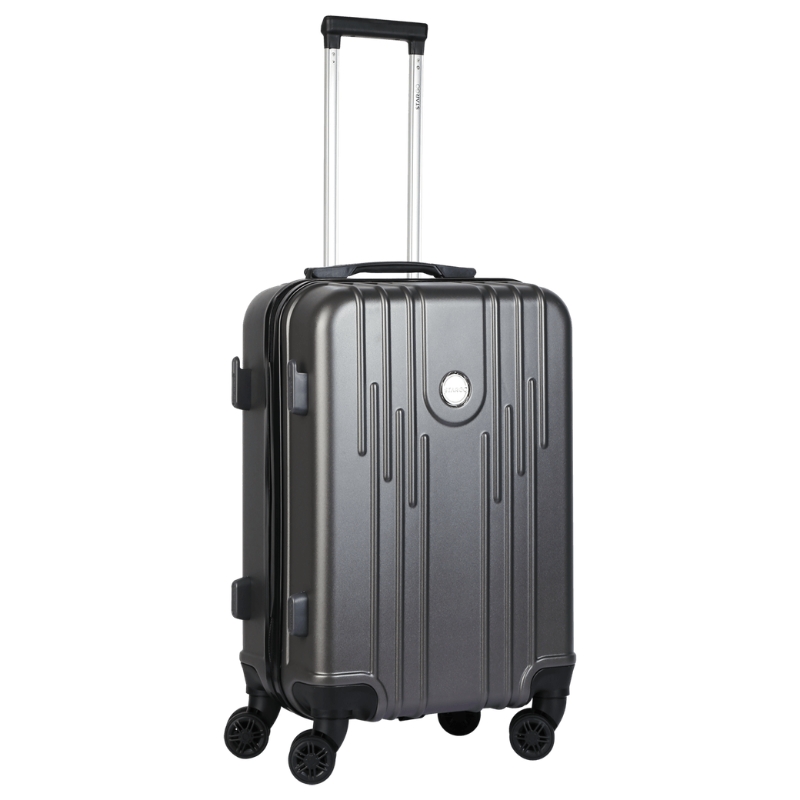 Vali kéo nhựa STARGO Brillant size M ký gửi 24 inch, khóa 3 số, có móc treo, vách ngăn chống đổ, đai chữ X