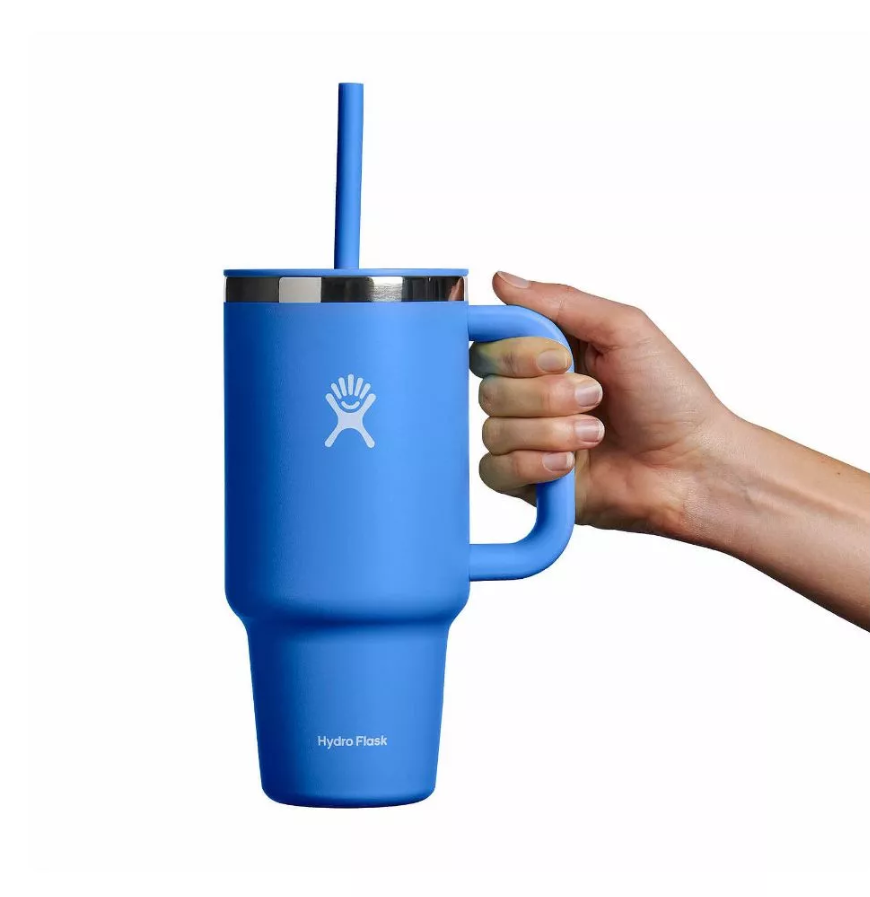 Ly giữ nhiệt Hydro Flask 32oz Around Travel Tumbler kèm ống hút