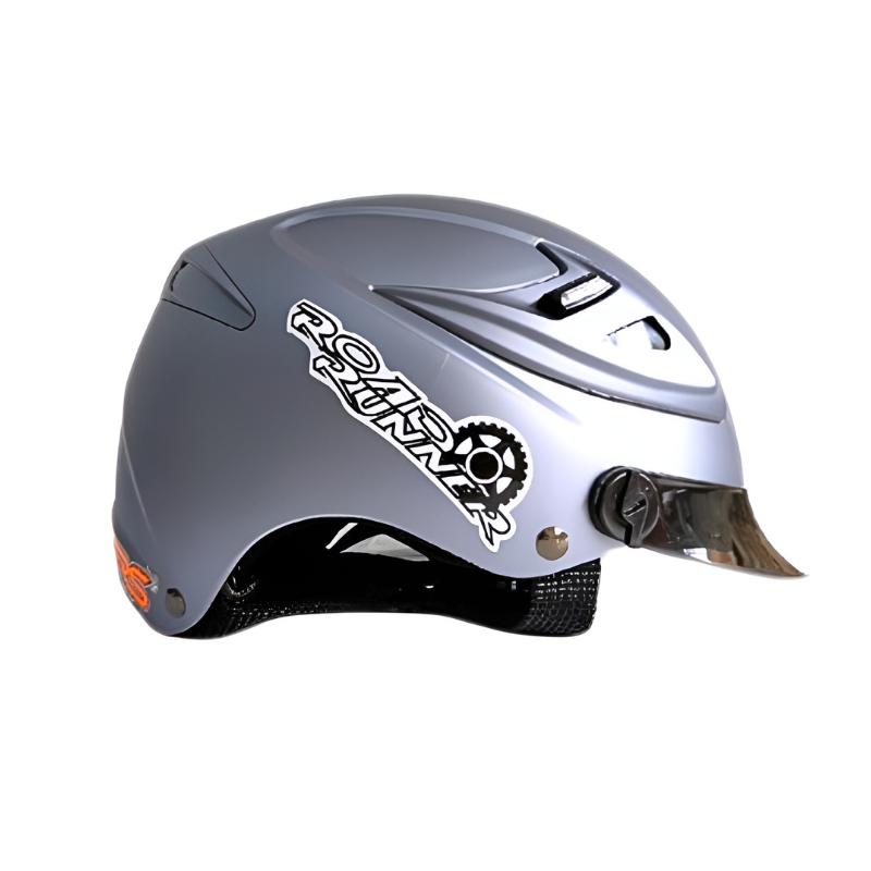 Mũ bảo hiểm 1/2 đầu kính âm GRS A966 - MBH nửa đầu 1 kính chắn gió, lòng nón sâu, lót tháo rời, chịu va đập