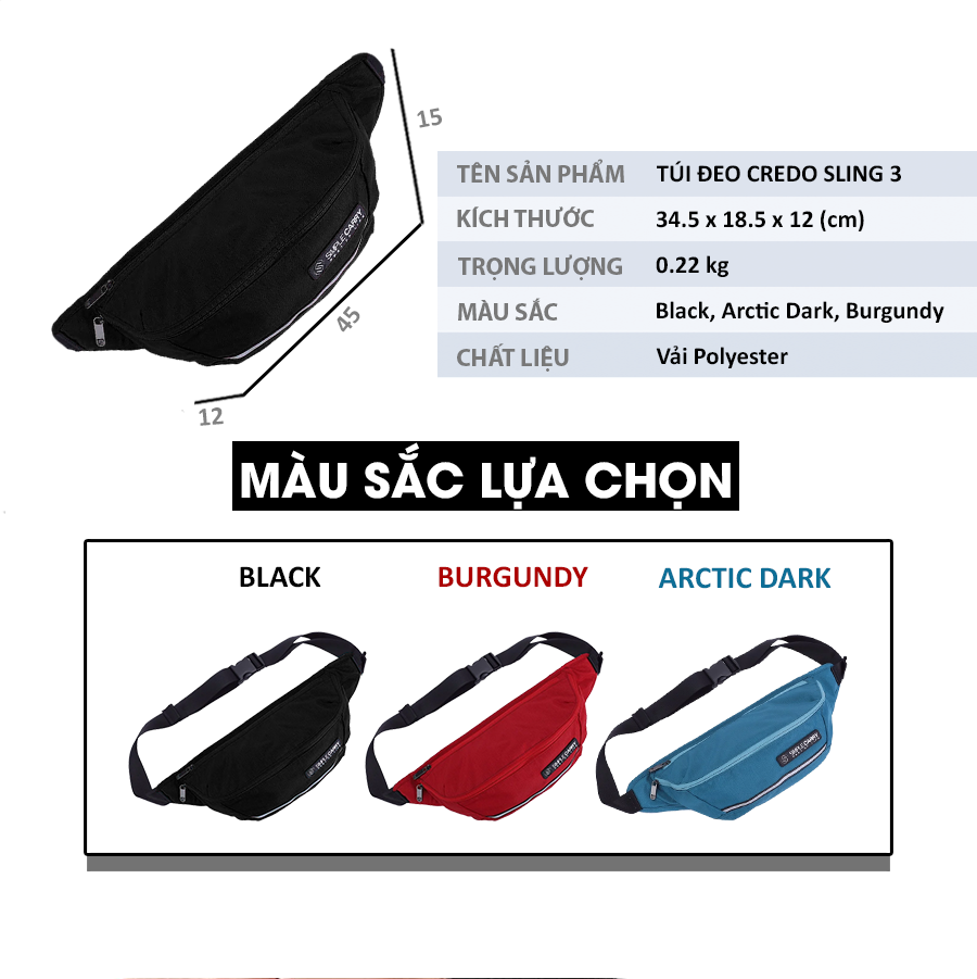 Túi Đeo Chéo SIMPLECARRY CREDO SLING 3