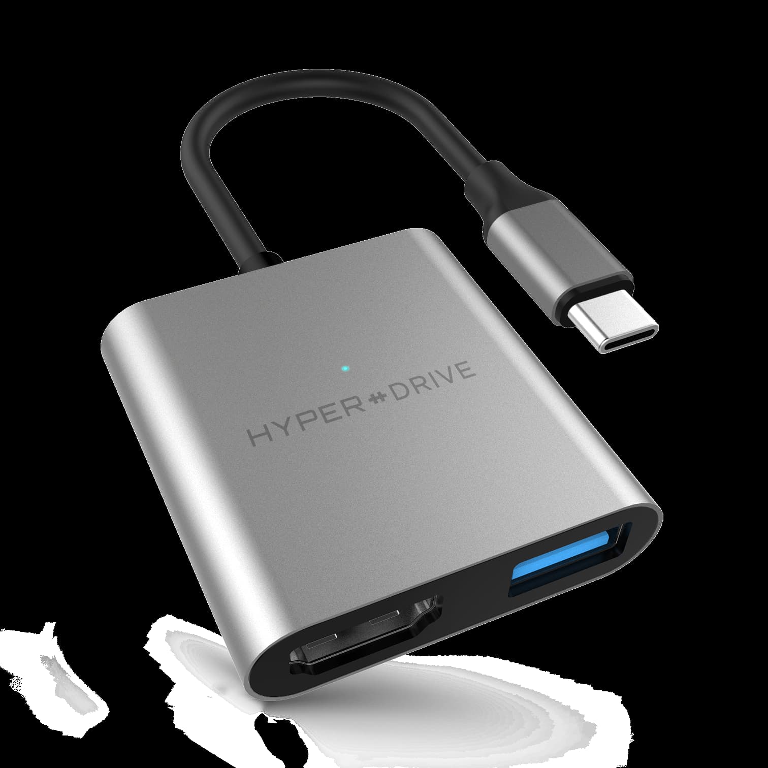 Cổng Chuyển HYPERDRIVE 4K HDMI 3-in-1 USB-C Hub For Macbook, ipad, surface, pc /Iphone 15 pro – HD259A