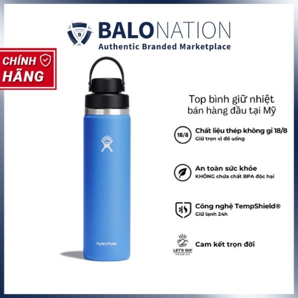 Bình giữ nhiệt Hydro Flask 24 oz Wide Flex Chug Cap