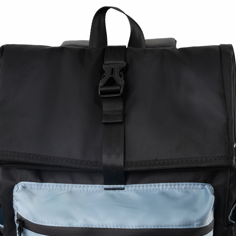 Balo teen MR VUI 1028 laptop 14 inch nắp gập dành cho học sinh sinh viên - Tối giản, vải dày dặn trượt nước