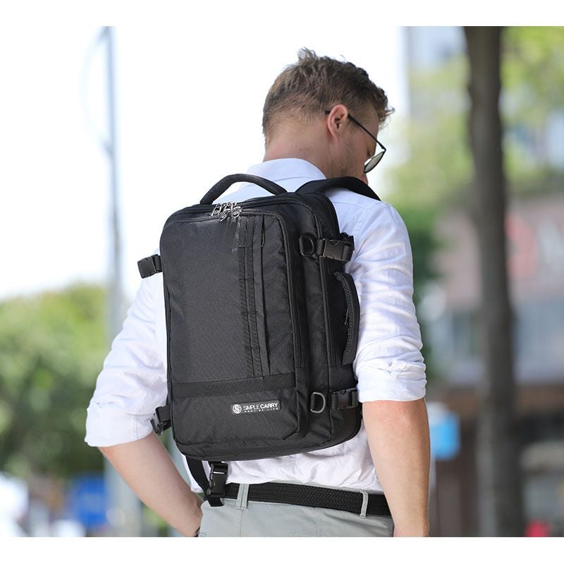 Balo Đa Năng Laptop 14 Inch SIMPLECARRY TWB Dày dặn, Chắc Chắn - BH 10 Năm