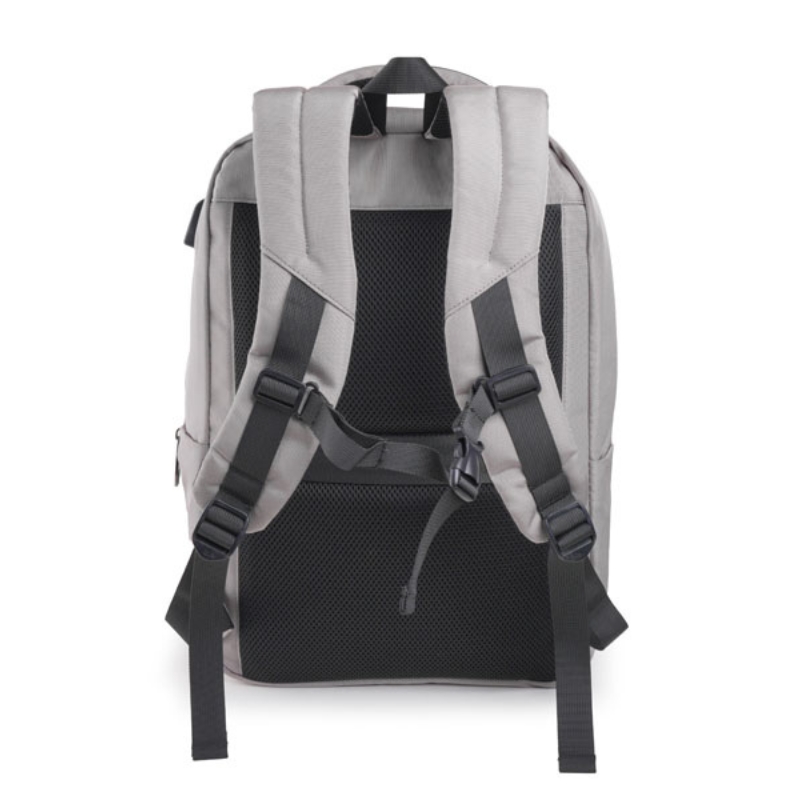 Balo laptop 15 inch MR VUI 1075 - Vải chống thấm, nhiều ngăn, có cổng USB, đai cài trợ lực, đai gài vali