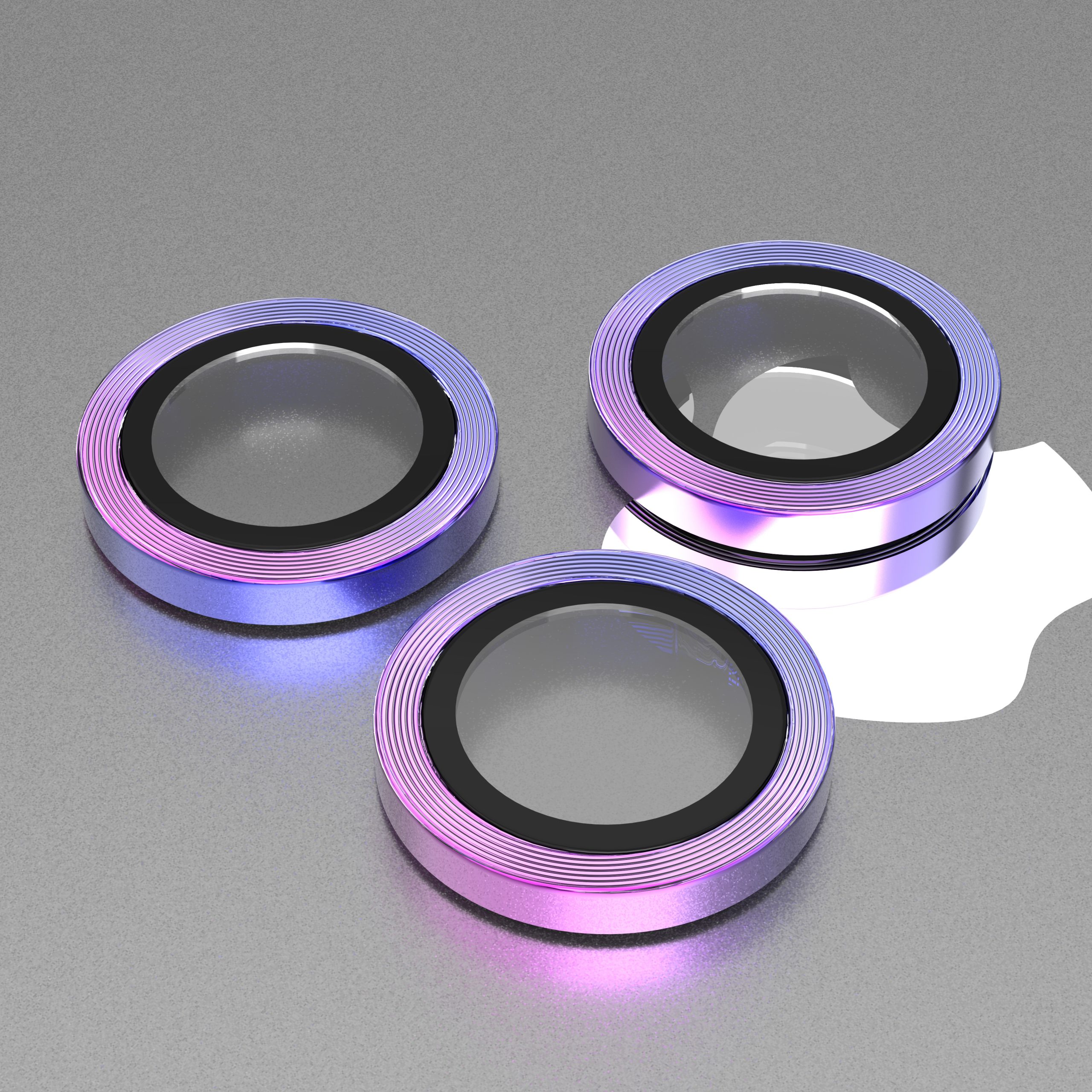 Cường lực chống va đập Camera Mipow Glass Alumium for Iphone 13 Pro/ 13 ProMax BJ305