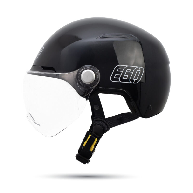 Mũ bảo hiểm 1/2 đầu EGO E-22 có kính - MBH nửa đầu cứng cáp, thoáng khí, có núm tăng chỉnh size linh hoạt