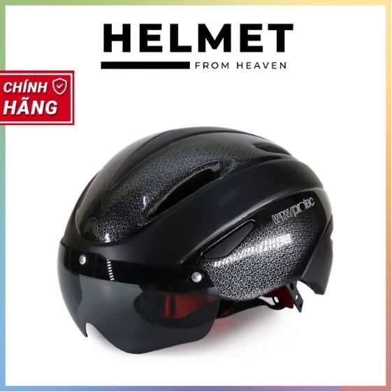 Nón Bảo Hiểm Xe Đạp Có Kính Thể Thao PROTEC WIN 001