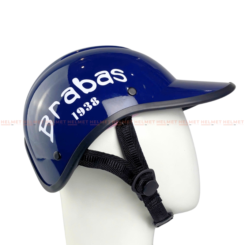 Mũ bảo hiểm lưỡi trai khoét đuôi 1/2 đầu LH Brabas 1938 - MBH kết nửa đầu nữ gọn nhẹ, năng động, che nắng