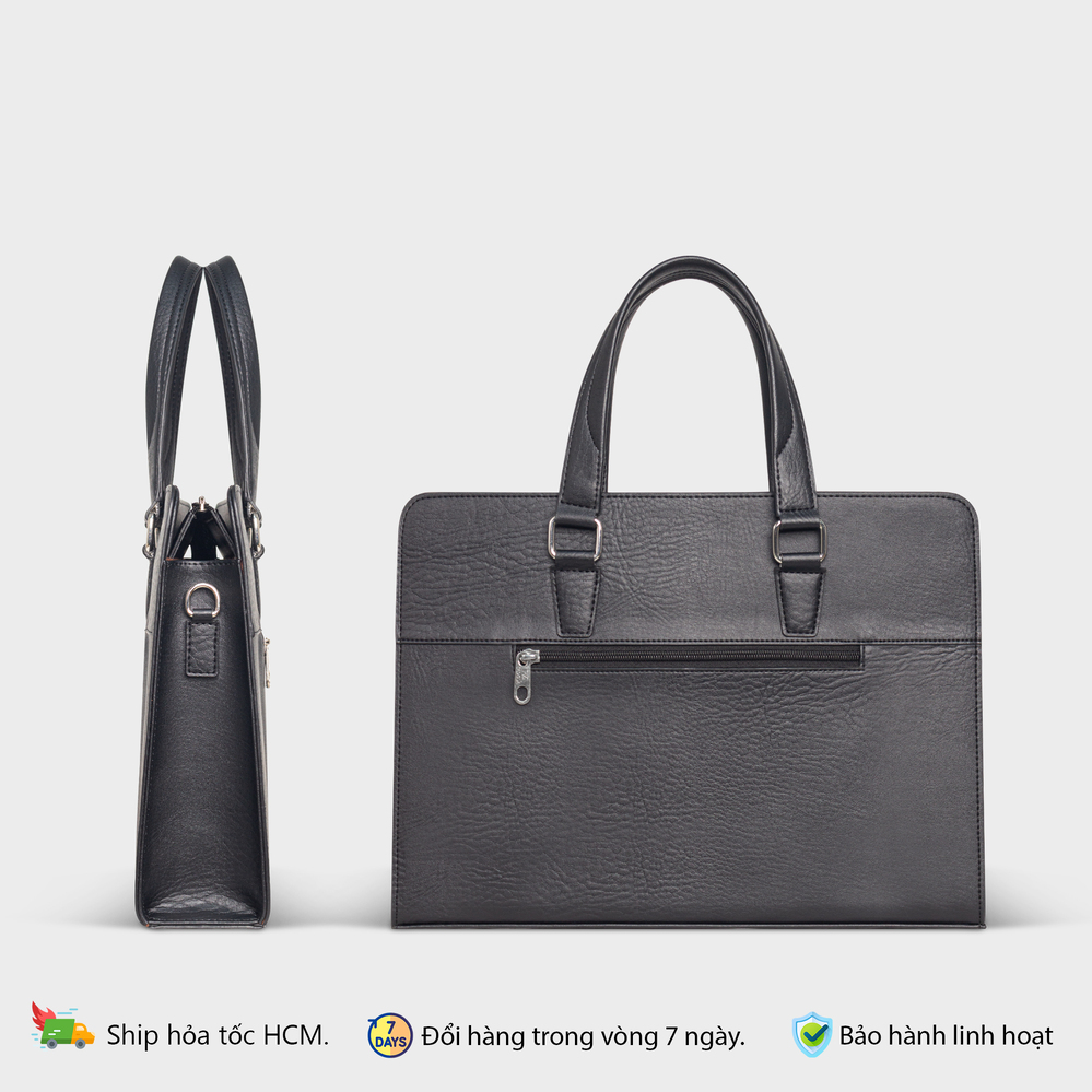 Cặp xách da công sở Laptop 14 inch FADODA FCD312 - Vintage, Cao cấp, Chống thấm nước