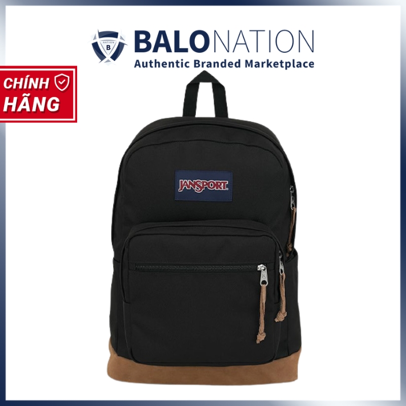 Balo JANSPORT (USA) Right Pack 28L laptop 15 inch - Balo du lịch đơn giản, nhẹ, đế da, vải Codura bền chắc