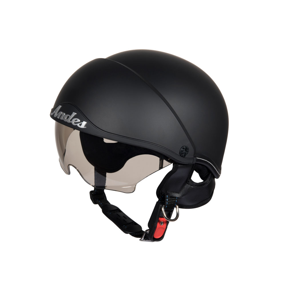 Mũ bảo hiểm 1/2 đầu kính âm ANDES 3S139 - MBH nửa đầu giấu kính cứng cáp, chịu va đập mạnh