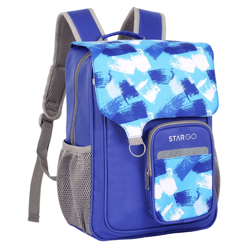 Balo học sinh STARGO Brili cho bé tiểu học lớp 3 4 5 - Nhẹ, chống gù, đai trợ lực, đứng form, đồ họa tươi sáng