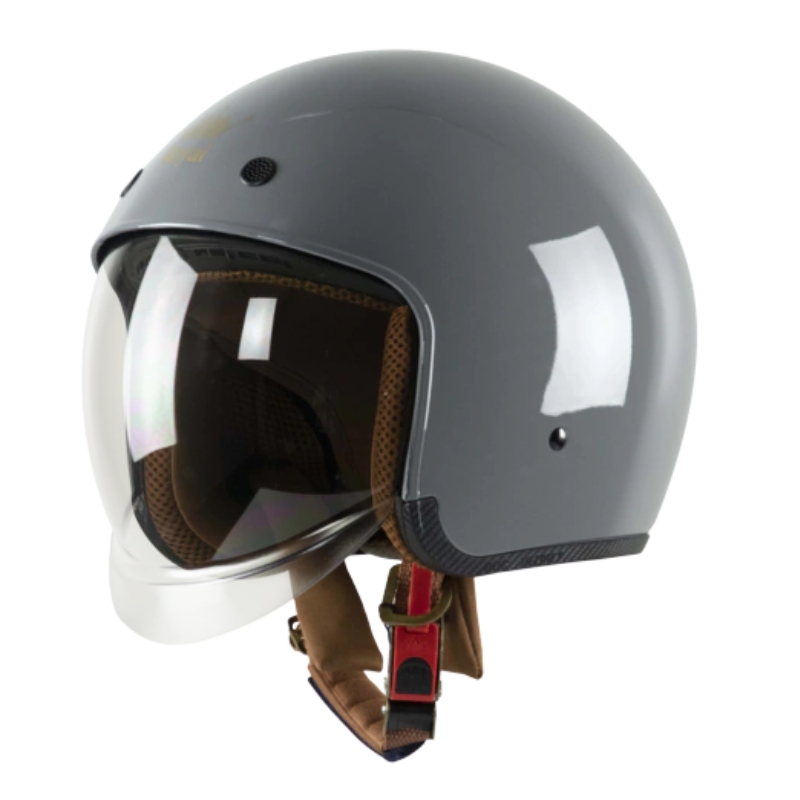 Mũ bảo hiểm 3/4 đầu kính âm ROYAL M139 trơn - MBH giấu kính unisex chuẩn an toàn, chịu va đập mạnh