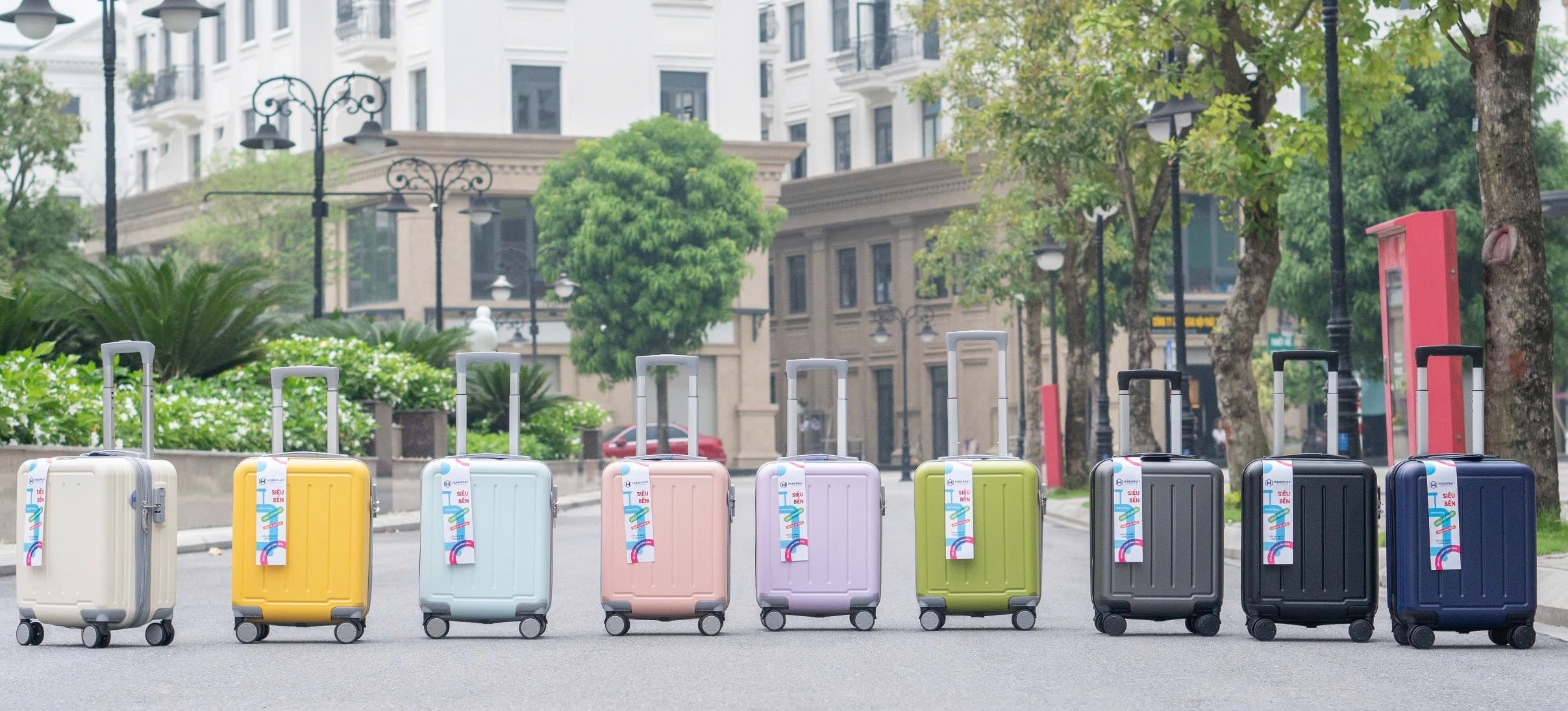 Vali kéo nhựa size xách tay 16 inch HÙNG PHÁT UZO 222