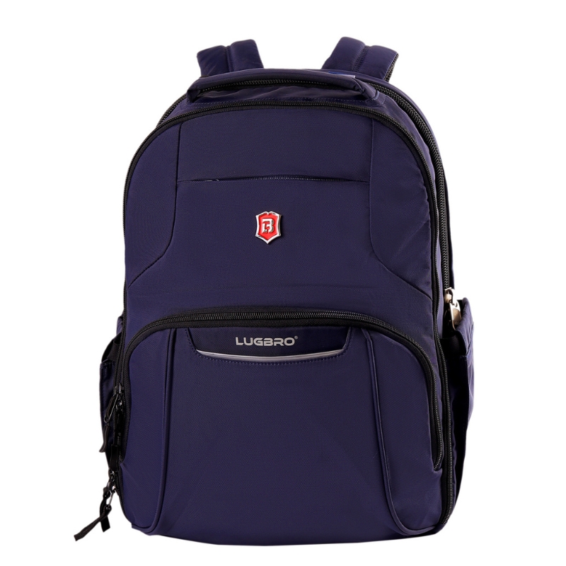 Balo laptop 17 inch LUGBRO Jamboree - Sức chứa lớn, nhiều ngăn, vải trượt nước, đai gài vali, cổng dây sạc